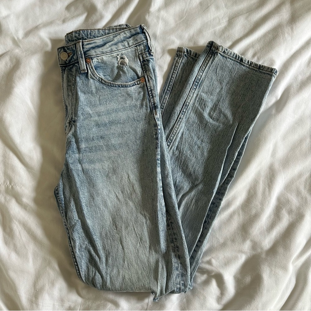 H&M Slim Straight High Waist Jeans